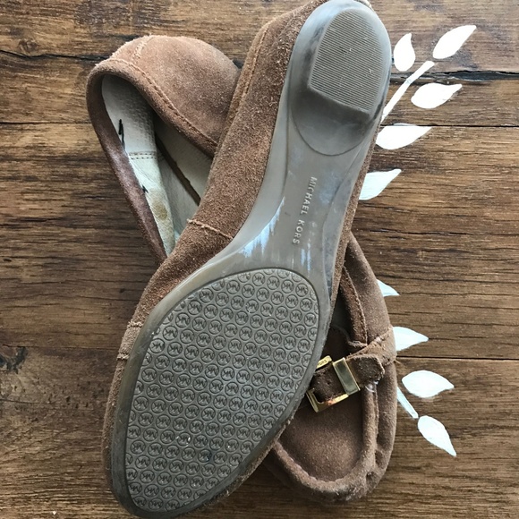 Michael Kors Gold Buckle Loafers - Picture 4 of 4